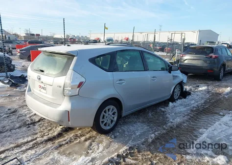 2012 Toyota Prius V Two from USA, damaged, VIN JTDZN3EU1C3117272